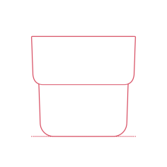 Objects Plant Pots Ikea Forenlig Plant Pot Large Outline Drawing Svg Vector, Free Vectors File
